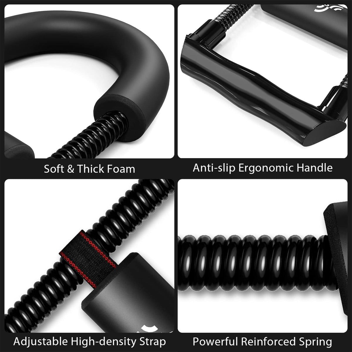 Forearm Strengthener Wrist Exerciser with Adjustable Tension | Improving Strength Forearm Wrist- Hand Developer Arm Grip Workout Strength Trainer Home Gym Workout for Starter and Pro