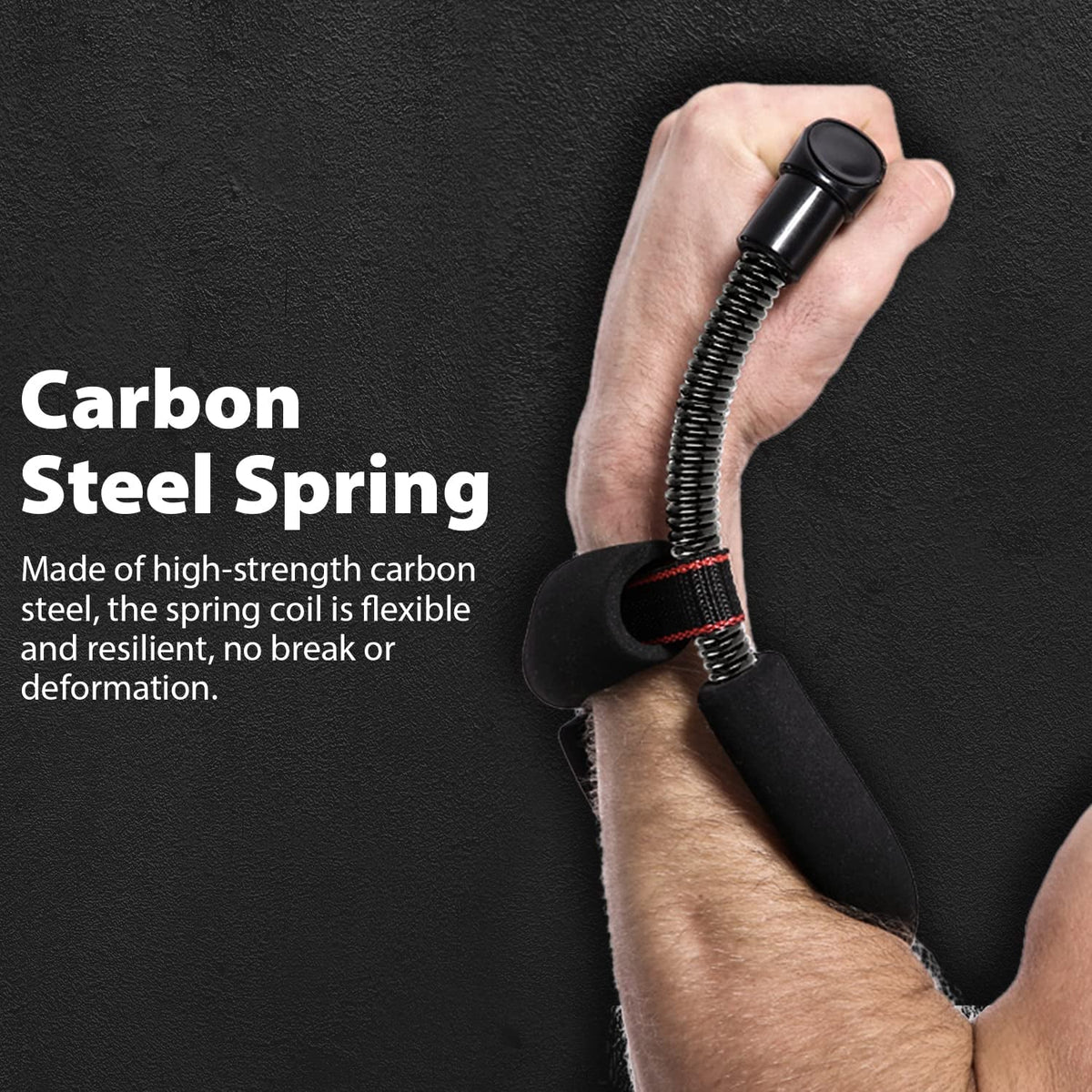 Forearm Strengthener Wrist Exerciser with Adjustable Tension | Improving Strength Forearm Wrist- Hand Developer Arm Grip Workout Strength Trainer Home Gym Workout for Starter and Pro
