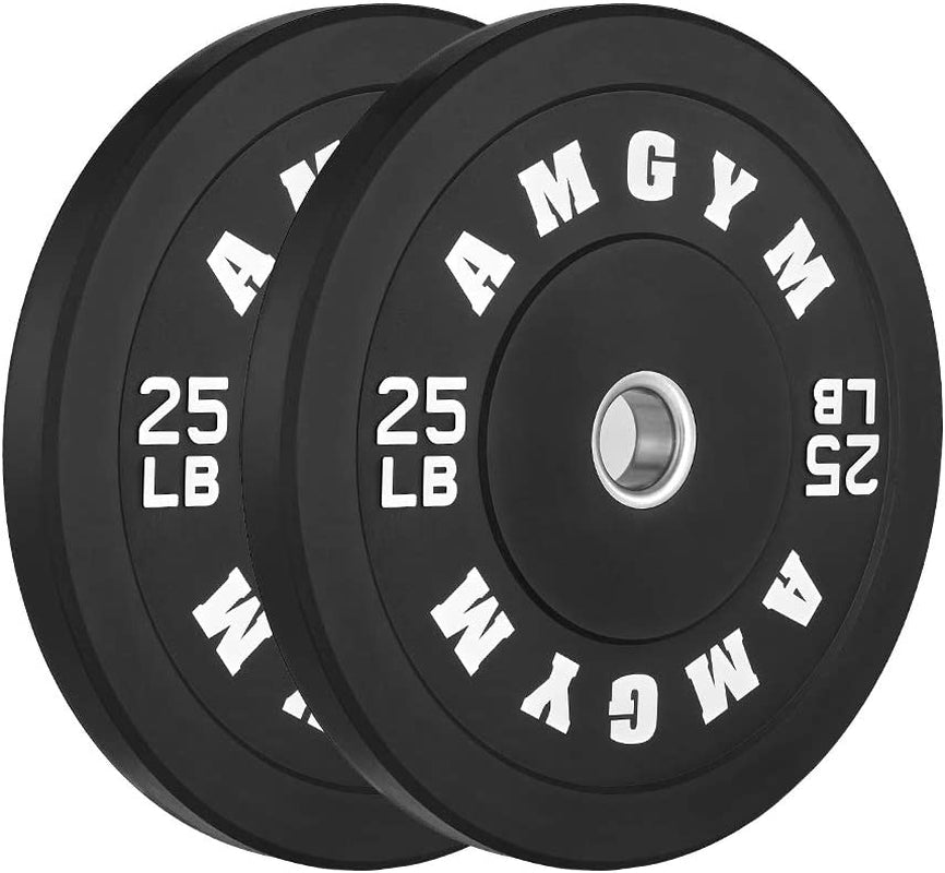 140-650Lb 2" Bumper Plate High Bounce Weight Plates Strength Training | 2" High Bounce Bumper Plates Set, Floor-Protective Weight Plates Set, Barbell Weights for Weight Lifting Home Gym