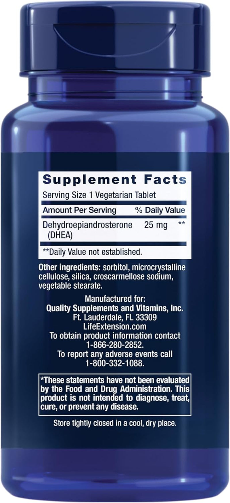 DHEA 25 Mg – Hormone Balance Supplement, Memory, Muscle Health, Bone Health, Men’S Health, Women’S Health, Gluten-Free, Non-Gmo, Vegetarian, 100 Dissolve-In-Mouth Tablets | Dissolve-In-Mouth Tablet for Hormone Balance, Memory, Muscle Mass & Bone Density, Gluten-Free & Non-Gmo