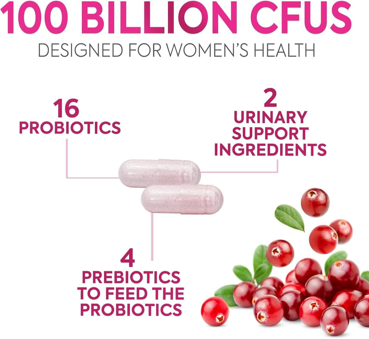 Probiotics for Women - for Digestive Health, Immune Support, & Vaginal Health