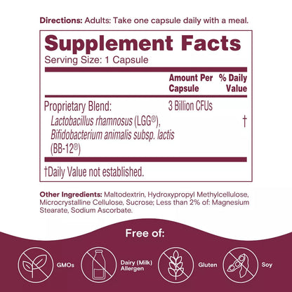 Phillips' Probiotic Colon Health Digestive Health Daily Supplement Capsules - 60Ct