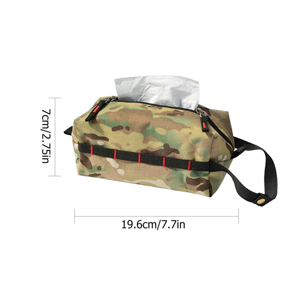 Camping Toilet Paper Holder Bag Camping Tent Folding Toilet Paper Hanging Holder Roll Case Storage Box Bag Outdoor Camping Tools