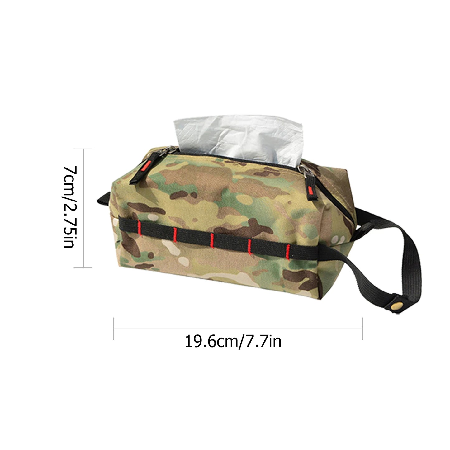 Camping Toilet Paper Holder Bag Camping Tent Folding Toilet Paper Hanging Holder Roll Case Storage Box Bag Outdoor Camping Tools