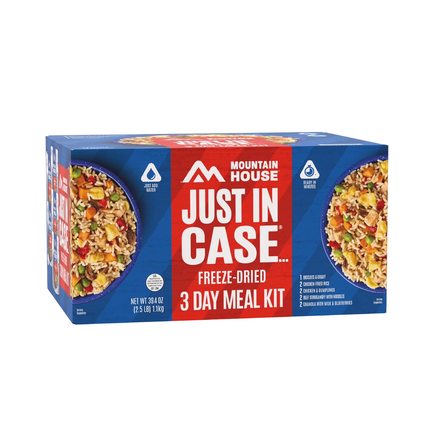 3-Day Emergency Food Supply, Freeze-Dried Survival & Emergency Food, 18 Servings