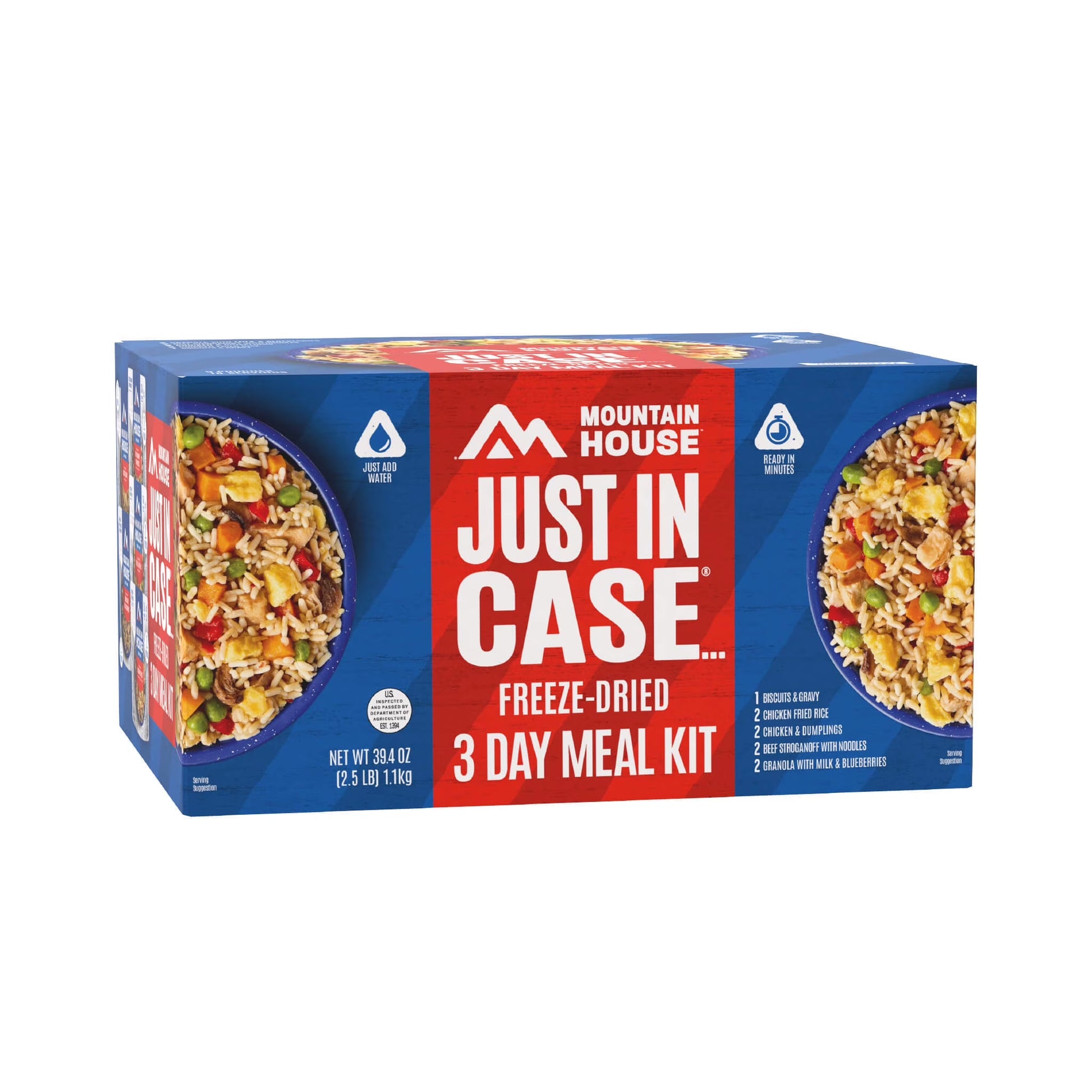 3-Day Emergency Food Supply, Freeze-Dried Survival & Emergency Food, 18 Servings
