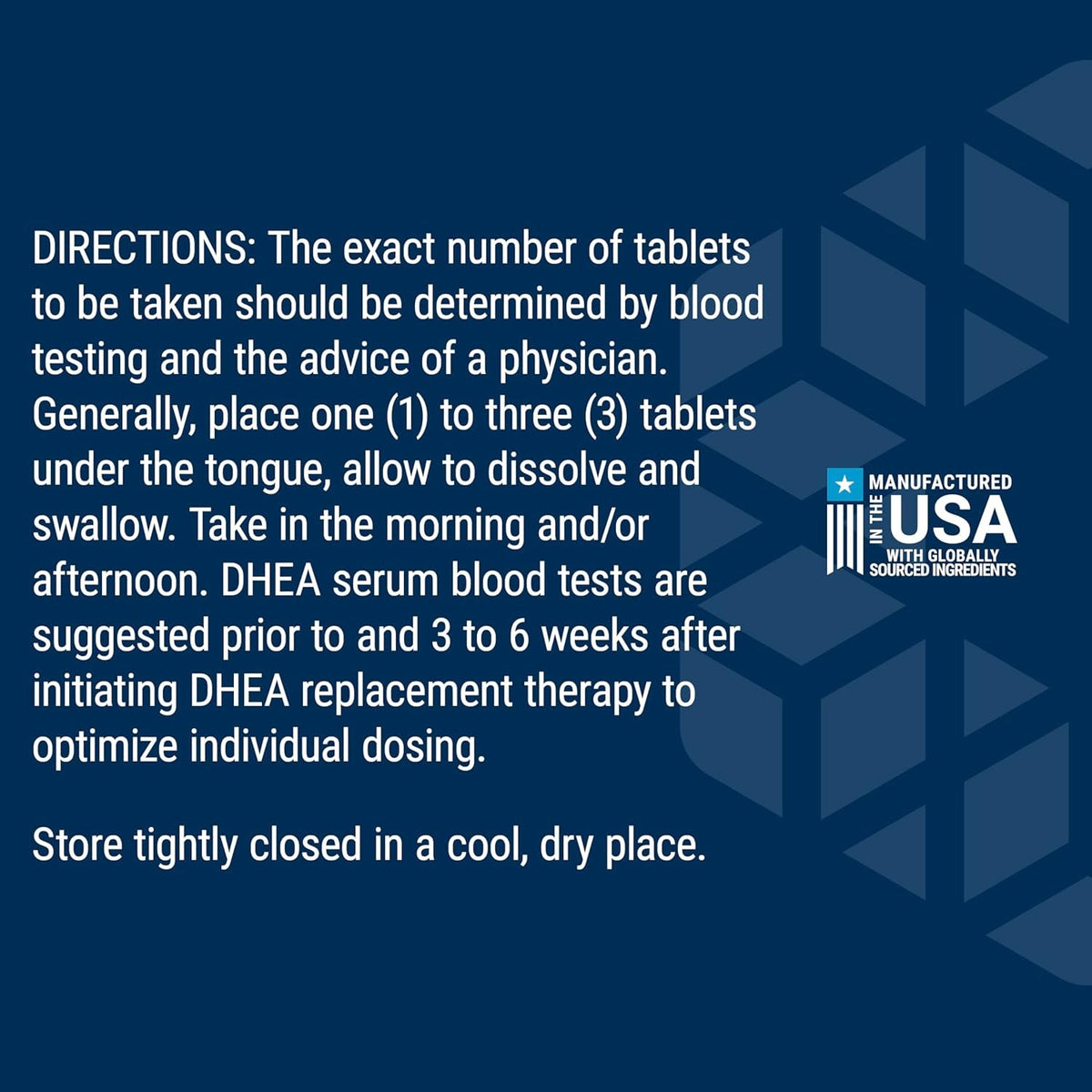 DHEA 25 Mg – Hormone Balance Supplement, Memory, Muscle Health, Bone Health, Men’S Health, Women’S Health, Gluten-Free, Non-Gmo, Vegetarian, 100 Dissolve-In-Mouth Tablets | Dissolve-In-Mouth Tablet for Hormone Balance, Memory, Muscle Mass & Bone Density, Gluten-Free & Non-Gmo