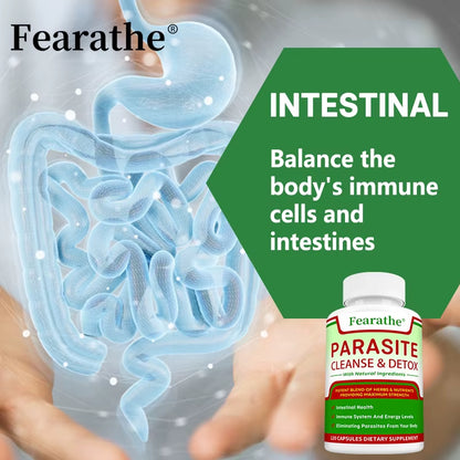 Parasite Cleanse - Bowel Cleansing Supplement, Digestive Health, Immune Health, Parasite Removal, Natural Gut Health