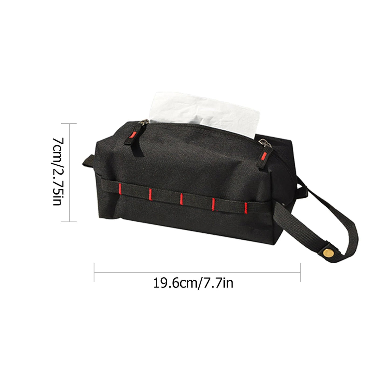 Camping Toilet Paper Holder Bag Camping Tent Folding Toilet Paper Hanging Holder Roll Case Storage Box Bag Outdoor Camping Tools