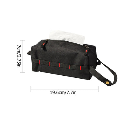 Camping Toilet Paper Holder Bag Camping Tent Folding Toilet Paper Hanging Holder Roll Case Storage Box Bag Outdoor Camping Tools