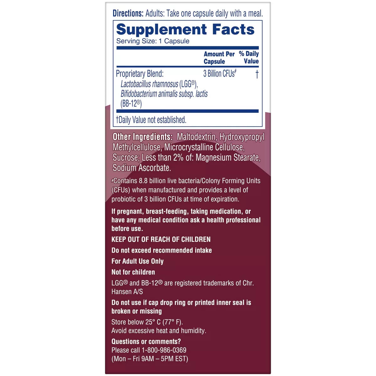 Phillips' Probiotic Colon Health Digestive Health Daily Supplement Capsules - 60Ct