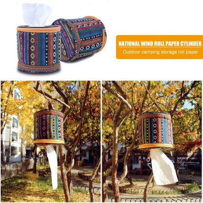 Camping Toilet Paper Holder Bag Camping Tent Folding Toilet Paper Hanging Holder Roll Case Storage Box Bag Outdoor Camping Tools